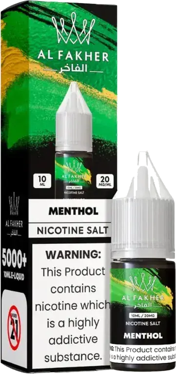 Flacon d’e-liquide Al Fakher Menthol 10 ml