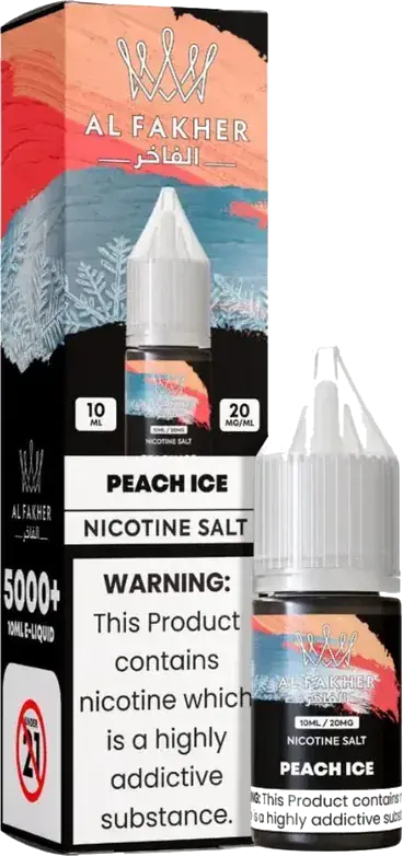 Flacon d’e-liquide Al Fakher Peach Ice 10 ml